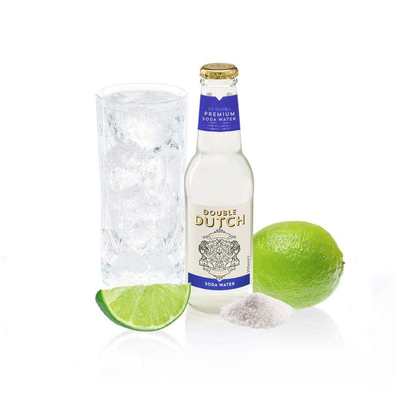 Double Dutch Natural Soda Water 24 x 200ml bottles