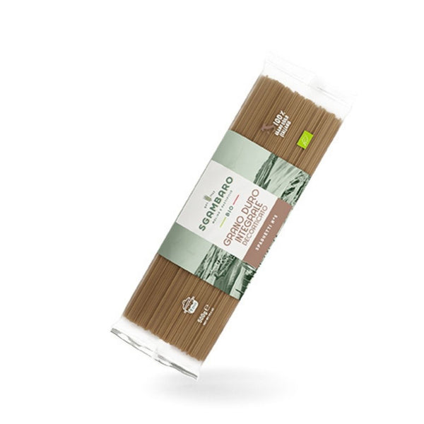 Sgambaro - Green Label - Grano Duro Integrale - Spaghetti 500g