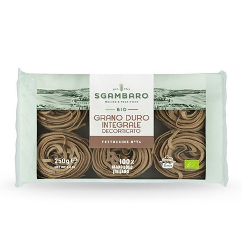 Sgambaro Green Label Grano Duro Integrale - Fettucini 250g