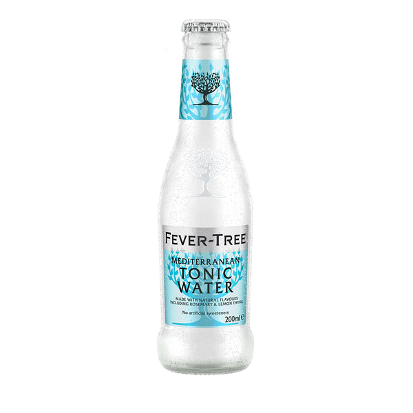 Fever Tree Refreshingly Light Mediterranean Tonic Water - 24 x 200ml