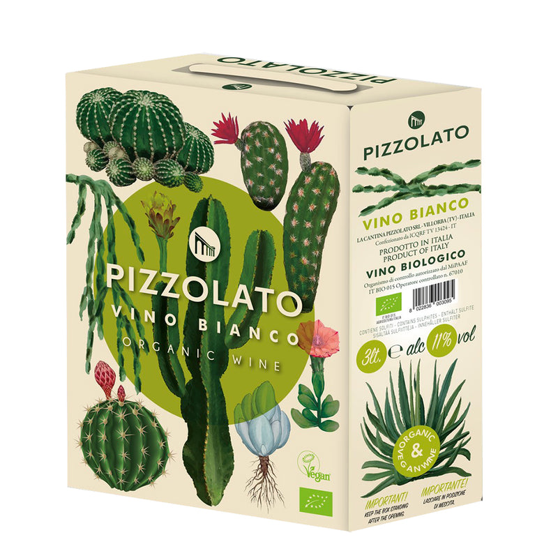 La Cantina Pizzolato Organic White Wine bag in box - 3L