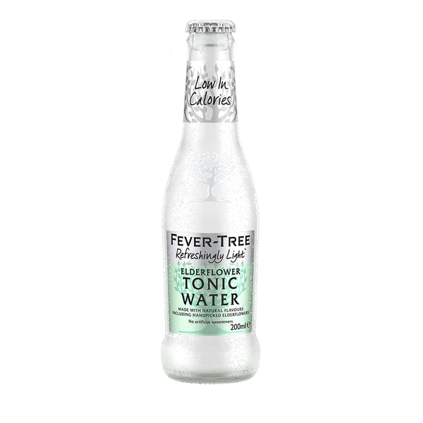 Fever Tree Refreshingly Light Elderflower Tonic Water - 24 x 200ml