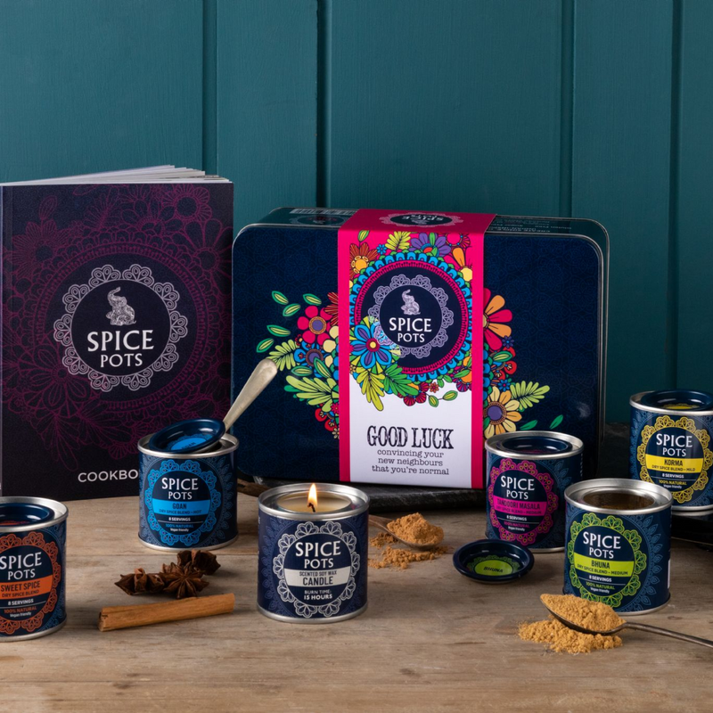 Spice Pots New Home Gift Box - Housewarming Gift Set for Friends